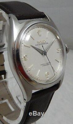 Rolex Oyster Perpetual ULTRA RARE MODEL 6500 TRANSITIONAL WATCH 1953 MUST READ