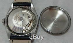Rolex Perpetual Bubbleback SS Mens Watch 6084 ULTRA RARE 2,4,6,8,12 Dial 1952