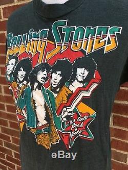 Rolling Stones Tour Of America 1978 Vintage Concert T-shirt. Ultra Rare