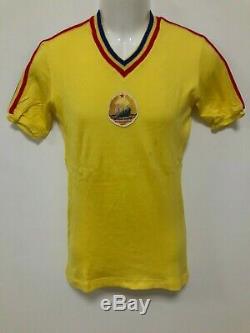 Romania Maglia Shirt Jersey Match Worn Indossata 1980 Old Vintage Ultra Rare
