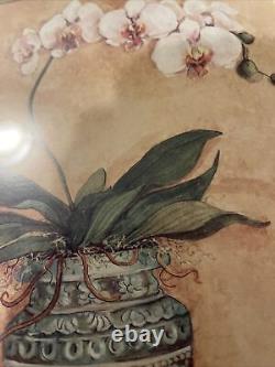 SIGNED ULTRA RARE VINTAGE Unknown Artist Framed Botanical Print