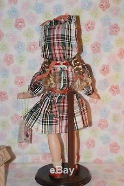 STUNNING! ULTRA RARE! Vintage 14 Sweet Sue Hard Plastic Strung Doll All Origina