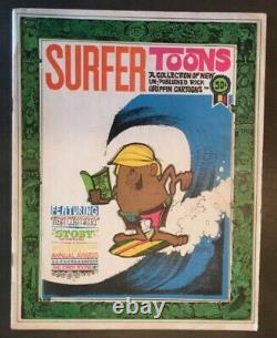 SURFERTOONS Rick Griffin 1964 cartoon masterpiece ULTRA RARE Surfer Magazine
