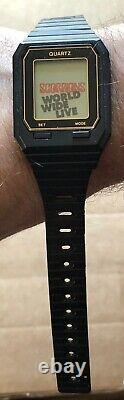 Scorpions World Wide Live ULTRA RARE vintage promo watch'85 NEVER USED