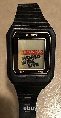 Scorpions World Wide Live ULTRA RARE vintage promo watch'85 NEVER USED