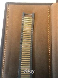 Seiko Lassale Gold & Silver Tone Ultra Slim Men 4.5mm Watch Vintage Rare BNWT