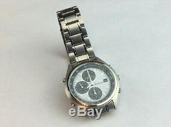 Seiko Panda Alarm Chronograph 7t32-7C60. Ultra rare gents vintage watch