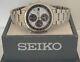 Seiko Panda Alarm Chronograph 7t32-7c60. Ultra Rare Gents Vintage Watch. Boxed
