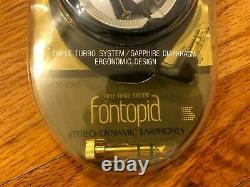 Sony MDR-E565 Vintage ULTRA RARE Triple Turbo System Sapphire Diaphragm Fontopia
