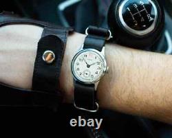 Soviet watch, vintage watch, Pobeda watch red 12. Watch 1950s, Ultra rare watch
