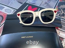 St. Laurent'Vintage' Sunglasses,'Minty,' Hearts, Ultra-Rare! Nice! Hot
