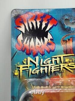 Street Sharks Night Fighters Hydrofire Jab Mattel 1996 Vintage MOC ULTRA RARE