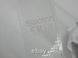 Swatch Skin SKF 102C Wristwatch Ultra Thin Silver Rare Vintage 1999 Watch Boxed