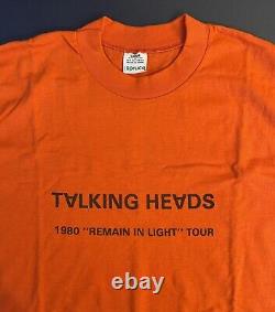 Talking Heads ULTRA RARE HALLOWEEN 1980 CONCERT SHIRT Authentic Vintage Original