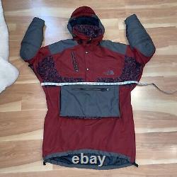 The North Face ULTRA RARE Vintage Red/Gray Rage Anorak Windbreaker Jacket M/L