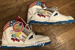 The Simpsons Bart Simpson ULTRA RARE Vintage Sneakers/Shoes NIB 1991 Dunlop