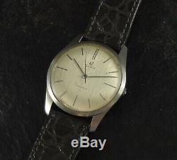 Thinnest S/s Men Mechanical Wristwatch Ever Made Cyma Ultra Rare, Vintage & Slim