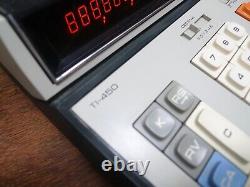Ti-450 Ultra Rare Desktop Vintage Calculator Works Perfectly
