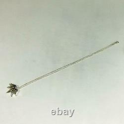 Tiffany & Co. Ultra Rare Vintage Silver Necklace Fallfoliage No. 6355