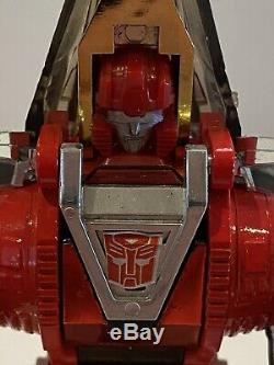 Transformers g1 Dinobots Red Face Slag Canadian vintage 1985 Ultra Rare