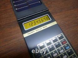 Triumph Solar-mini Ultra Rare Vintage Calculator Works Perfectly