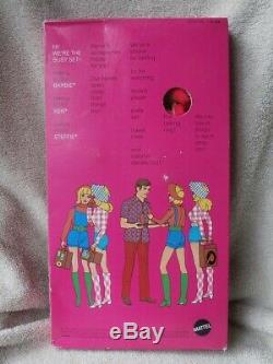 ULTRA RARE 1971 NIB NRFB TALKING BUSY Barbie DOLL Vintage