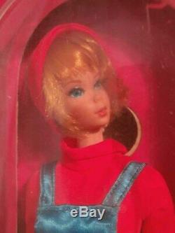 ULTRA RARE 1971 NRFB Mattel Vintage TALKING BUSY BARBIE Doll #1195 MOD Era
