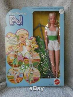 ULTRA RARE 1974 NRFB Mattel Vintage Barbie FREE MOVING PJ Doll #7281