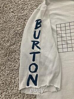 ULTRA RARE! 1983 Burton T-Shirt Vintage Burton Snowboard Tee Backhill Performer