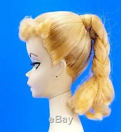 ULTRA RARE #1 Blond Ponytail Barbie Doll #850 HAND PAINTED Vintage 1959