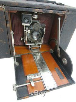 ULTRA RARE Antique vtg 1902 Kodak No. 4 A SCREEN FOCUS Folding Bellows Camera 4A