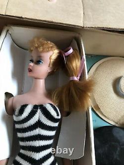 ULTRA RARE FIRST Vintage Barbie #856 Gift Set COMPLETE with #4 Barbie