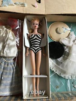 ULTRA RARE FIRST Vintage Barbie #856 Gift Set COMPLETE with #4 Barbie