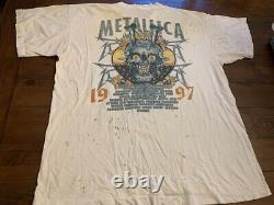 ULTRA RARE METALLICA 97' Tour shirt VINTAGE XL