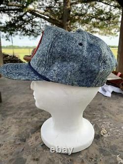 ULTRA RARE Men's Vintage Hank Williams JR Bocephus Acid Wash Snapback Hat