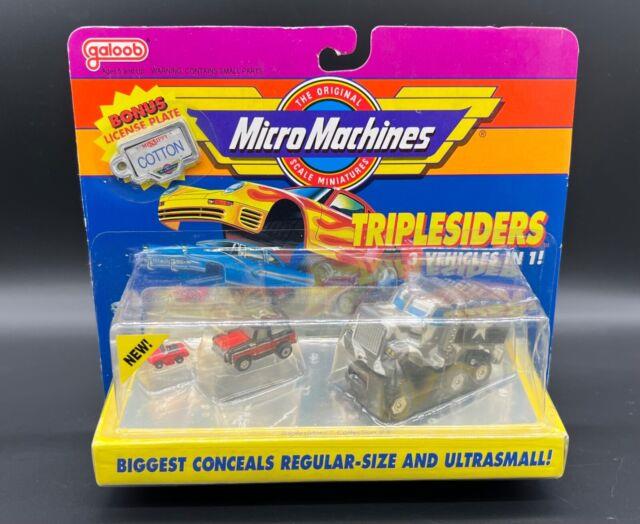 Ultra Rare Micro Machines Vintage Galoob 1991 Triplesiders Sealed Blister Pack