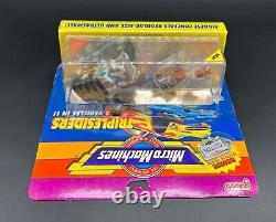 ULTRA RARE Micro Machines Vintage Galoob 1991 Triplesiders Sealed Blister Pack