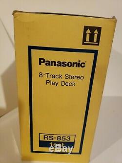 ULTRA RARE NOS NEW Vintage Panasonic RS-853 8 Track Stereo Play Deck System