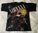 Ultra Rare Nirvana 2 Sided Band Portrait & Flying Baby Vintage 90s T-shirt