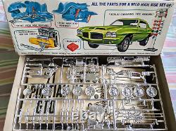 ULTRA RARE! ORIGINAL VINTAGE MPC 1971 PONTIAC GTO Model Kit COMPLETE L@@K