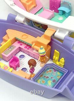 ULTRA RARE Polly Pocket Fun Cruise 1997 COMPLETE MINT Vacation Bluebird Vintage