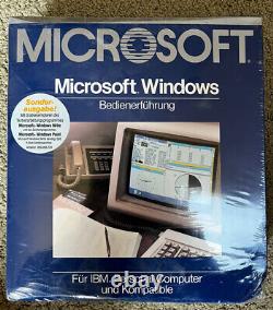 ULTRA RARE, SEALED Microsoft Windows 1.03 German Version 1987- NOS Vintage