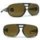 Ultra-rare Sunglasses Vintage 70s Outdoors Men Silver Safety Frame Super Mcm