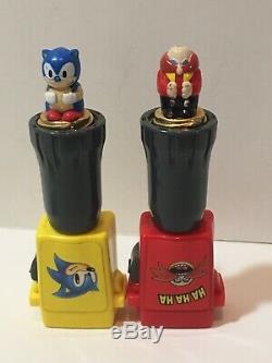 ULTRA RARE! Sonic The Hedgehog Spinjas Tomy 1987 Dr. Eggman Vintage