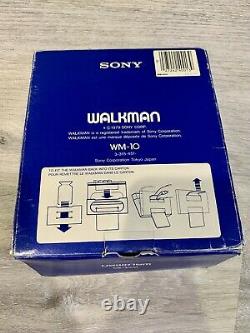 ULTRA RARE Sony Walkman Stereo Cassette Player WM-10 MINT CONDITION, Vintage