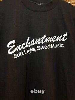 ULTRA RARE VINTAGE 1980 ENCHANTMENT SOFT LIGHTS SWEET MUSIC R&B PROMO SHIRT 80s