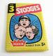 Ultra Rare Vintage 5c 1959 The 3 Three Stooges Card Bubble Gum Wax Pack Fleer