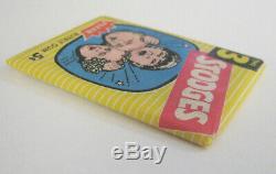 ULTRA RARE VINTAGE 5c 1959 The 3 Three Stooges Card Bubble Gum Wax Pack FLEER