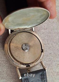 ULTRA RARE VINTAGE MEN'S watch LEGITIMO SUPER BIG SIZE 48 mm! 8 DAYS