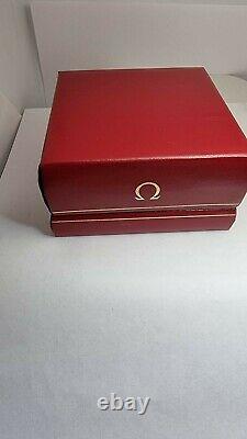 ULTRA RARE VINTAGE OMEGA F300 HZ ELECTRONIC GENEVE CHRONOMETER WATCH Box papers